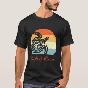 T-shirt Turks Caicos Caraïbes mer Turtle Vacances