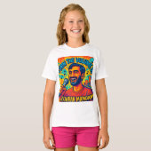 T-shirt Turn the Volume up Zohran mamdani (Devant entier)