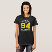 T-shirt Turned 94 Party Take Nap Funny 94th Birthday Sloth (Devant entier)