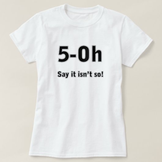T-shirt Turning 50 T Chemise (Design devant)