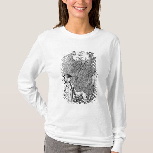 T-shirt Turpin comme il s'est caché dans une caverne (Devant)