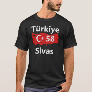 T-shirt Turquie 58 Sivas Ayyildiz Türkiye