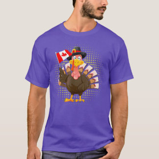 T-shirt Turquie avec le Canada Cool Drapeau canadien Thank