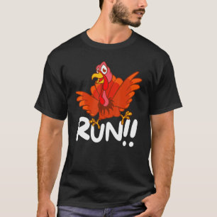 T-shirt Turquie Courir Adulte Courir Visage Turquie Trot C