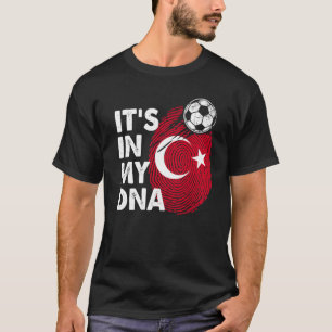 T-shirt Turquie Dans Mon Adn Équipe Drapeau Turc Turquie