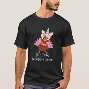 T-shirt Turquie déguiser la licorne Thanksgiving