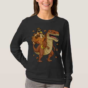 T-shirt Turquie équitation Dinosaur T rex Garçons Enfants 