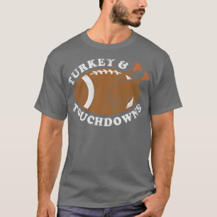 T-shirt Turquie et Touchdowns Thanksgiving