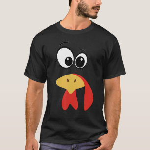 T-shirt Turquie Face Enfants Adulte Halloween Thanksgiving
