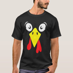 T-shirt Turquie Face Graphisme, Thanksgiving Fall Apparel