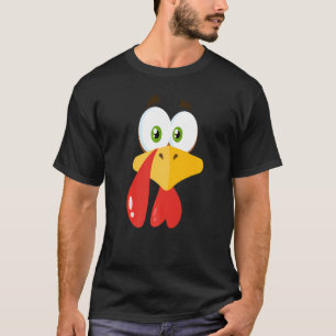 T-shirt TURQUIE FACE Kids Adulte Halloween Thanksgiving 1