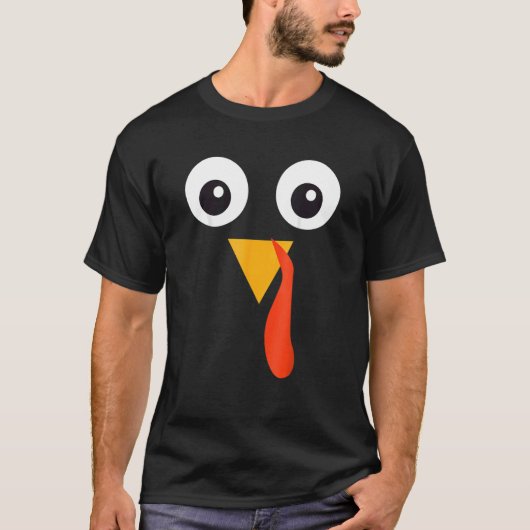 T-shirt Turquie Face Pèlerin Thanksgiving Costume 1 (Devant)