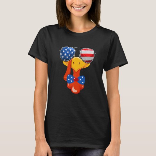 T-shirt Turquie Face Thanksgiving Family Outlag Drapeau Su (Devant)