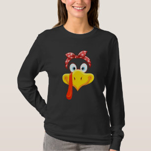 T-shirt Turquie Fille face Thanksgiving