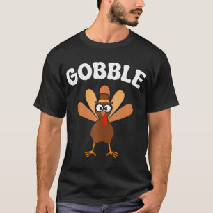 T-shirt Turquie Gobble Gobble Chute Humour Thanksgiving