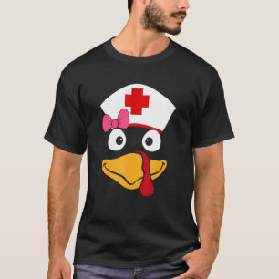 T-shirt Turquie Infirmière Thanksgiving Scrub Infirmière T