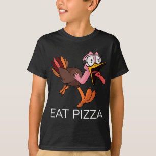 T-shirt Turquie Mangez Pizza Hommes Femmes Végétarien Enfa