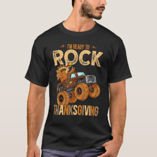 T-shirt Turquie Monster Truck Thanksgiving Kids Boys Turqu