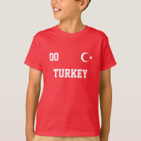 Turquie Nom Personnalisé Et Numéro Football Jersey