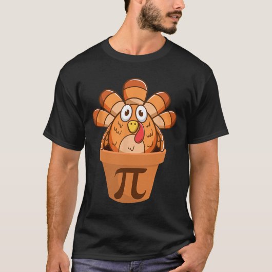 T-shirt Turquie Pot Pie Funny Math Thanksgiving Turkey Pot (Devant)