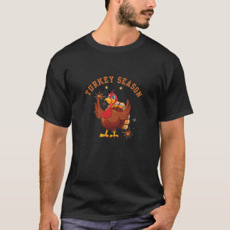 T-shirt Turquie Saison amusante Thanksgiving Design