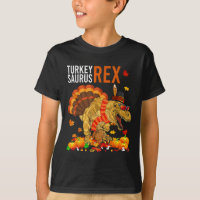 Turquie Saurus TRex Funny Pilgrim Dinosaure Enfant