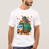 T-shirt Turquie Sungles Conduite Garge Camion Thanksgiving (Devant)