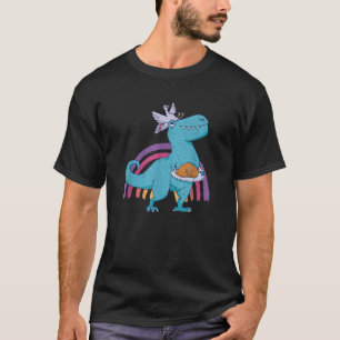 T-shirt Turquie Sur Dinosaur Drôle Thanksgiving T Shirt