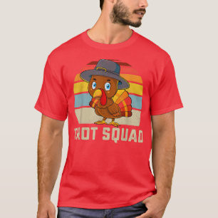 T-shirt Turquie Trot Squad Thanksgiving Run Costume Men Wo
