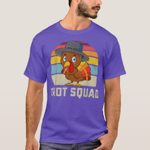 T-shirt Turquie Trot Squad Thanksgiving Run Costume Men Wo