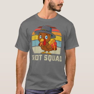 T-shirt Turquie Trot Squad Thanksgiving Run Costume Men Wo