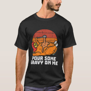 T-shirt Turquie Verser Un Peu Gravé Moi Drôle Hommes D'A