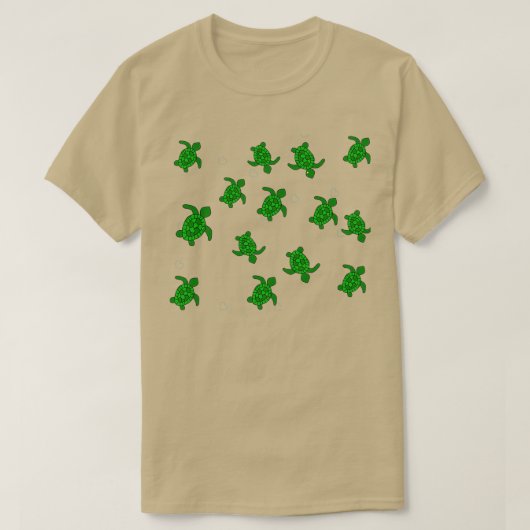 T-shirt turquoise (Design devant)