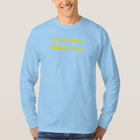 T-shirt Turquoise à manches longues émotions posit