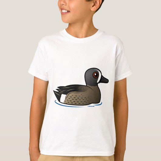 T-shirt Turquoise ailé bleu (Devant)