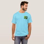 T-shirt Turquoise Blue Discus (Devant entier)