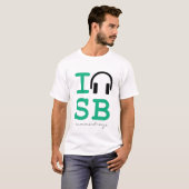 T-shirt Turquoise de signature de SB (Devant entier)