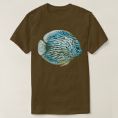 T-shirt Turquoise Discus (Design devant)