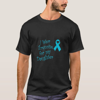 T-shirt Turquoise d'usage pour ma fille