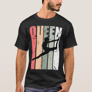 T-shirt Turquoise Queen Of Dance Champion Birthday Vintage