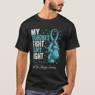 T-shirt Turquoise Ruban Grand-mère Allergies alimentaires