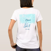 T-shirt Turquoise turquoise agate doux 16 anniversaire ajo (Dos)