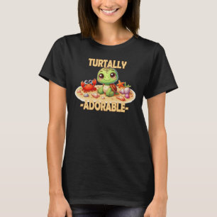 T-shirt Turtally Adorable fun pun Cute baby Turtle dessin
