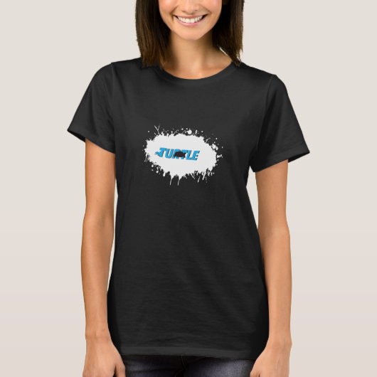 T-shirt Turtle Animal Fun Splash (Devant)