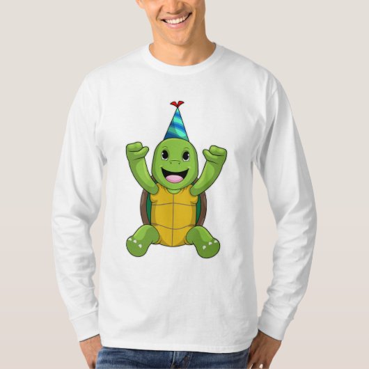 T-shirt Turtle at Birthday (Devant)