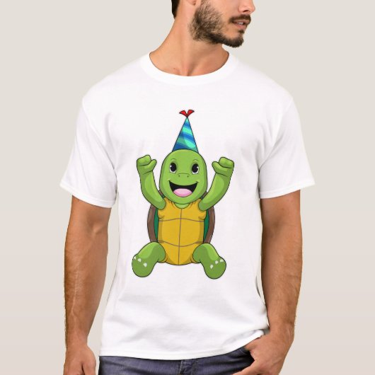 T-shirt Turtle at Birthday (Devant)