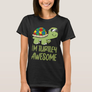 T-shirt Turtle Awesome Autism Awareness Puzzle Piece