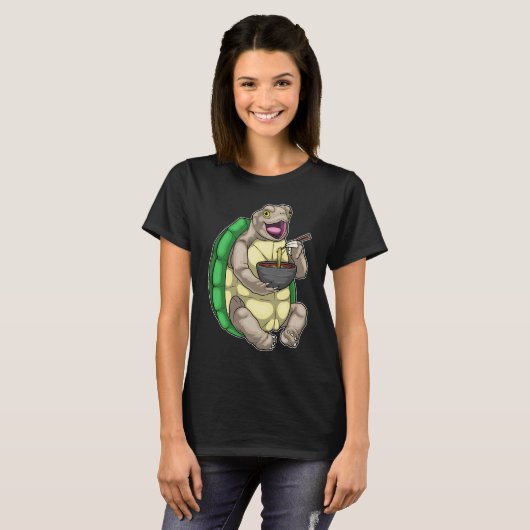 T-shirt Turtle Bowl Ramen (Devant entier)