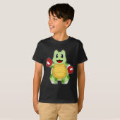 T-shirt Turtle Boxer Gants de boxe Boxe (Devant entier)
