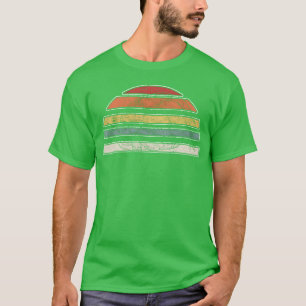 T-shirt Turtle Coucher de soleil 70s Animal ami